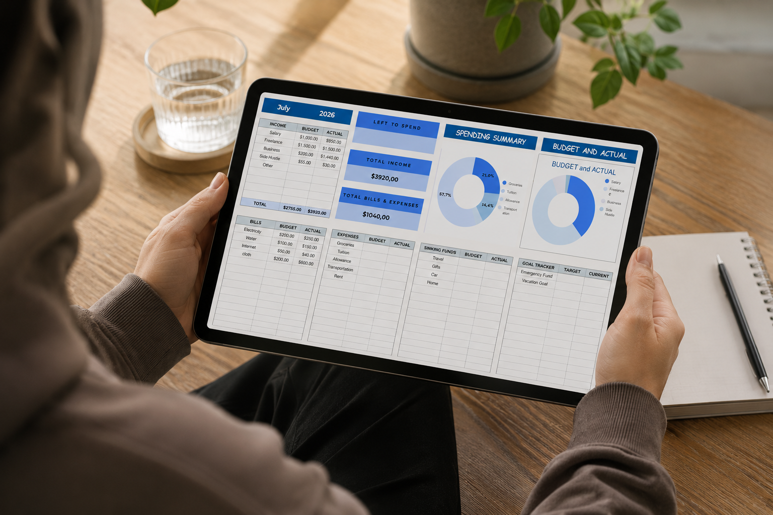 July Budget Planner – Google Sheets Template