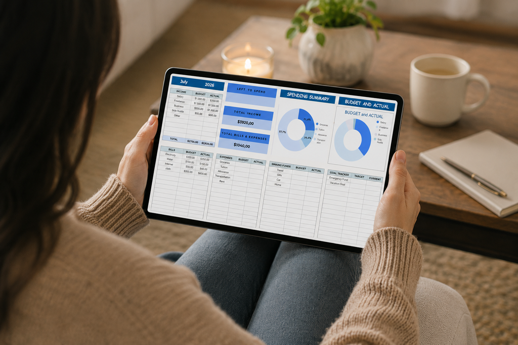 July Budget Planner – Google Sheets Template